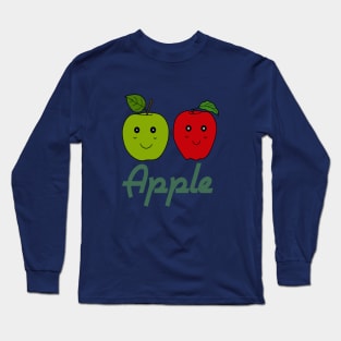 Red and green apple Long Sleeve T-Shirt